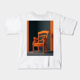 Orange Chair Kids T-Shirt